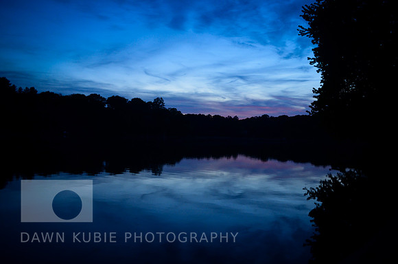 Sunset, Canoe Brook Lake
